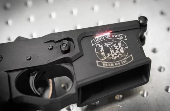 How to engrave a gun with laser machine ?